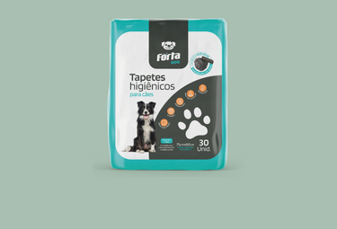 Tapete Higiênico Carvão Ativado 75X60cm Forta Dog